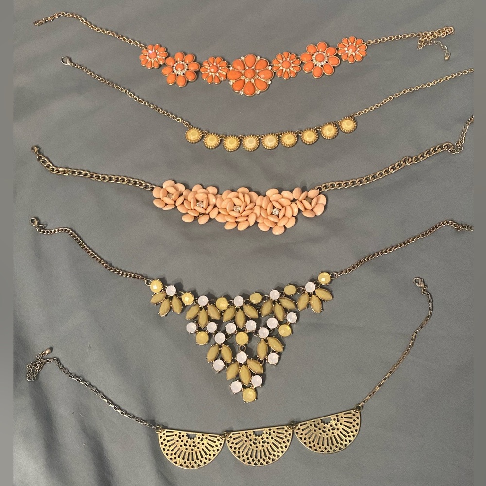 5 Bubble Statement Necklaces - image 1